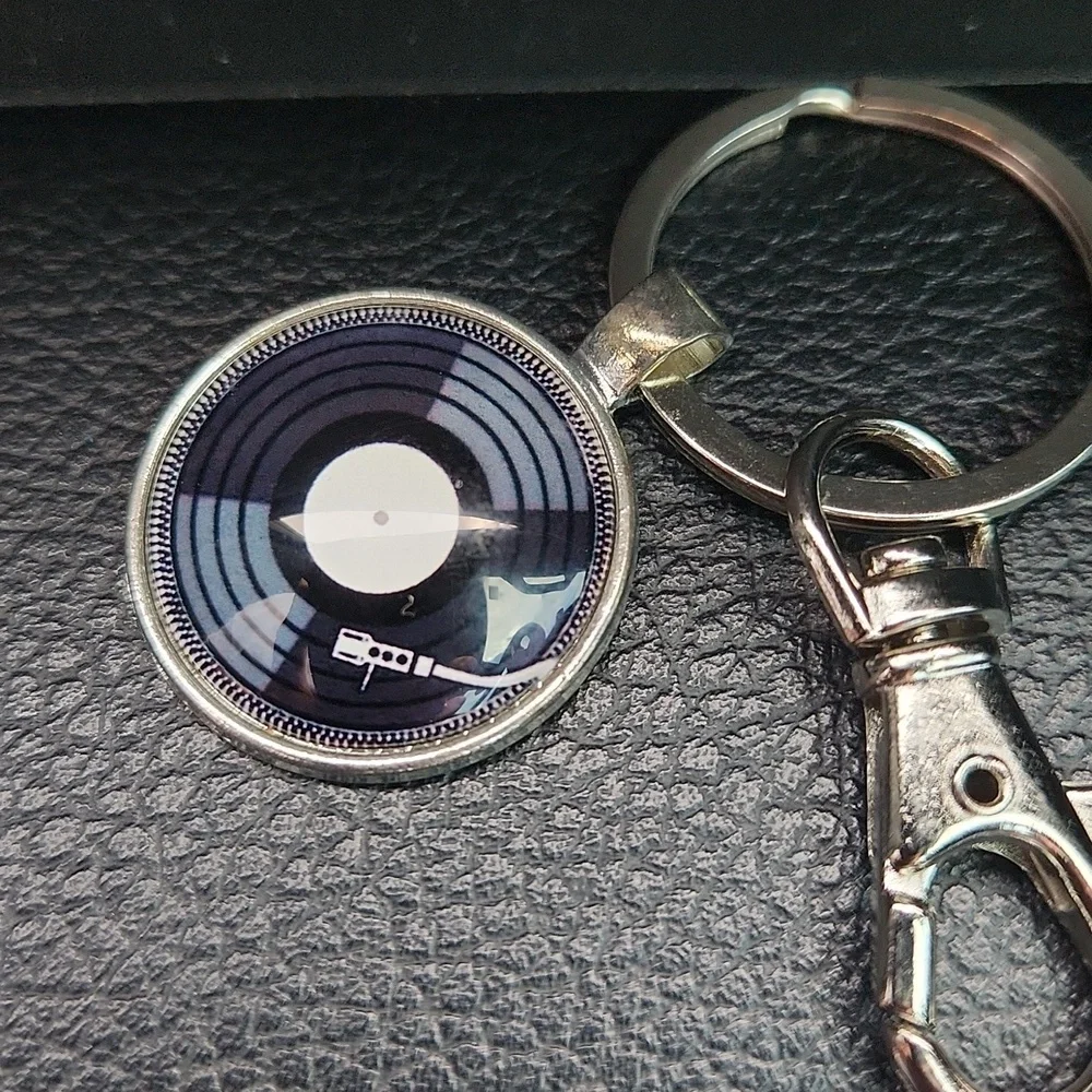 Vinyl Record Keychain - Picture 3 of 3
